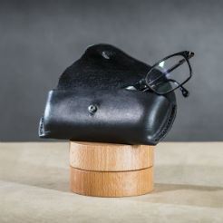 Leather spectacle cases Black 2 small.